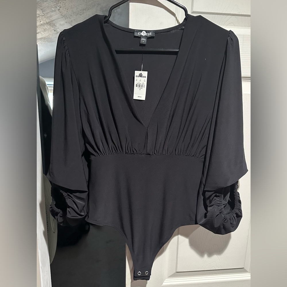 EXPRESS SMALL BLACK BODYSUIT. NWT!! Brand new!! # 25